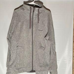 Avalanche Outdoor Men Mountain Zipper Up Two pockets Neck Fleece BoloJacket Coat